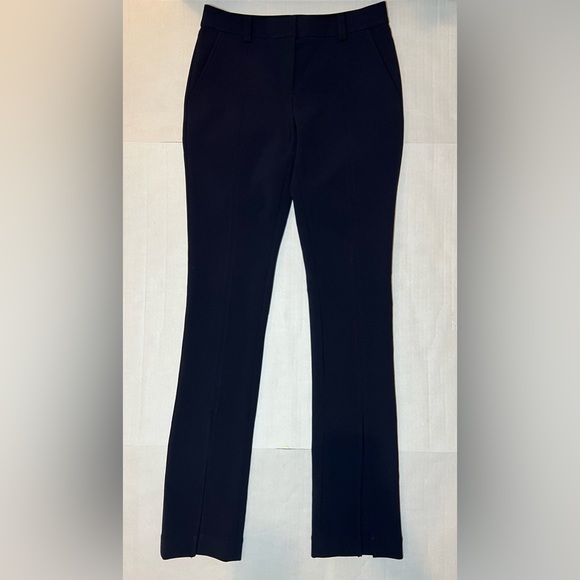 A.L.C. Carson Tailored Pant Womens Size 2 Navy Blue Dress Pants Stretch - Picture 3 of 9